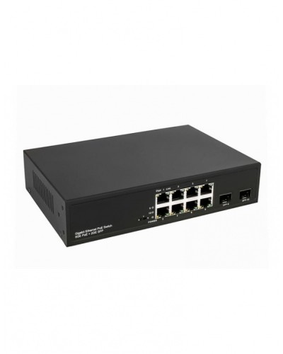 PoE коммутатор Gigabit Ethernet на 8 RJ45 + 2 SFP порта NST NS-SW-8G2G-P в Йошкар-Оле Коммутаторы Pintop.ru