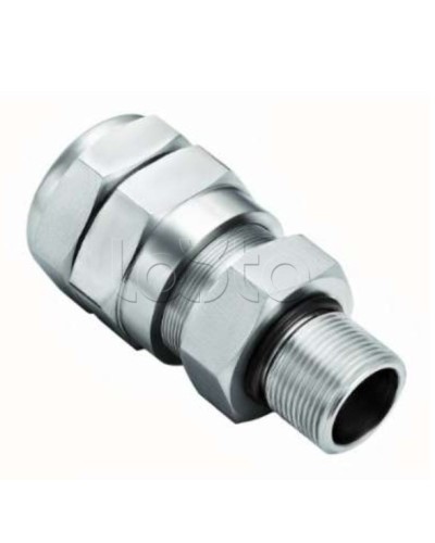 Кабельный ввод для бронированного кабеля с уплотнением внутренней оболочки кабеля резьбой G1/2, внешним диаметром кабеля D от 11 до 15 мм и проходным диаметром кабеля d= 6-10 мм Спектрон КВБ-15/10-М-G1/2 в Йошкар-Оле Аксессуары для кабель-канала Pintop.r