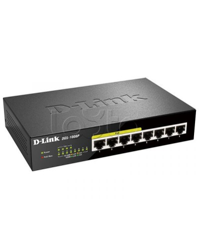 Неуправляемый коммутатор D-Link DL-DGS-1008P/F1A в Йошкар-Оле Коммутаторы Pintop.ru