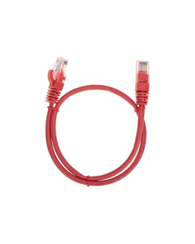 Патч-корд U/UTP, CAT 5e, RJ45-RJ45, 26AWG, LSZH, красный, 0,5м REXANT 02-0103-05 в Йошкар-Оле Патчкорды (медные) Pintop.ru