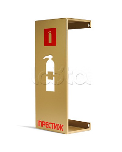 Подставка настенная под огнетушитель ПРЕСТИЖ золото ПОЖТЕХНИКА в Йошкар-Оле Аксессуары для огнетушителей Pintop.ru