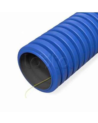 Труба гофрированная двустенная ПНД гибкая тип 750 (SN49) с/з синяя d40 мм (50м/уп) Промрукав (PR15.0265) в Йошкар-Оле Труба гофрированная Pintop.ru