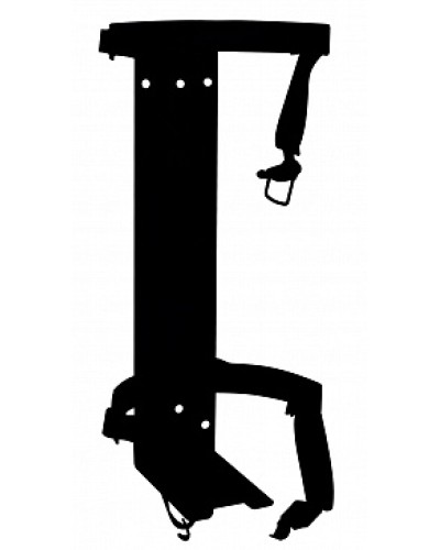 Кронштейн ПОЖТЕХНИКА КТР-10/12 на 2 ремнях (d180-185) для ОП/ОВП-10, ОП-12 в Йошкар-Оле Аксессуары для огнетушителей Pintop.ru