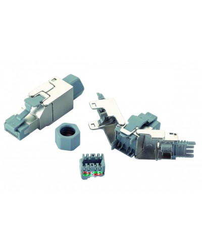 Вилка RJ45 категории 6 FTP для полевой установки Eurolan (13A-F6-03SL) в Йошкар-Оле Коннекторы и разъемы Pintop.ru