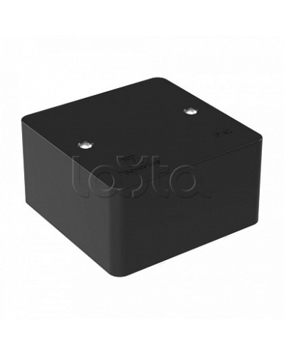 Коробка универсальная для кабель-канала 40-0460 безгалогенная (HF) черная 85х85х45 (152шт/кор) Промрукав (40-0460-9005) в Йошкар-Оле Распределительные коробки Pintop.ru