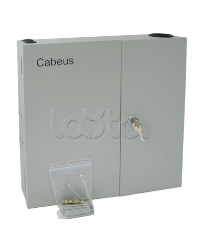 Бокс оптический настенный на 8 ST(FC) со сплайс пластиной (без пигтейлов и проходных адаптеров) Cabeus FO-WL-8ST-K в Йошкар-Оле Кросс оптический Pintop.ru