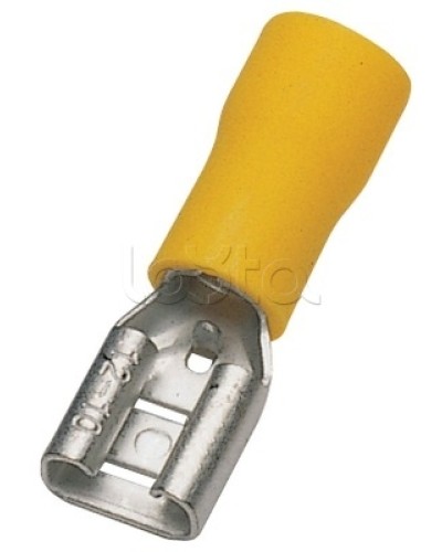 Клемма плоская изолированная 4-6 мм² (КПИ гнездо - 7.4мм) (100шт/уп) REXANT 08-0451 в Йошкар-Оле Клеммные колодки Pintop.ru