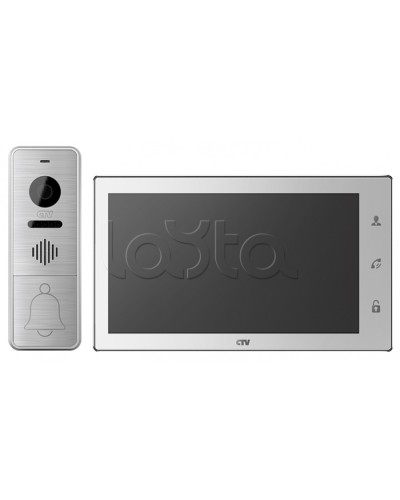 Комплектвидеодомофона CTV-DP4706AHD (белый) в Йошкар-Оле Комплекты домофонов Pintop.ru