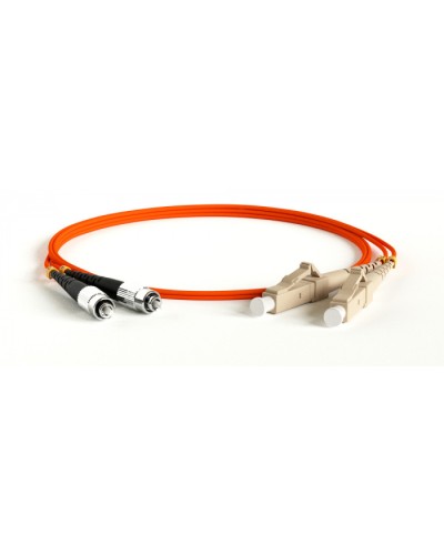 Патч-корд волоконно-оптический Hyperline FC-D2-50-FC/PR-LC/PR-H-15M-LSZH-OR в Йошкар-Оле Патч-корды оптические Pintop.ru