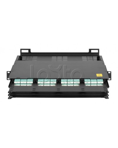 Оптический кросс 19 MTP/MPO NIKOMAX (NMF-RP12-BLANK-CT-MTP-1U-BK) в Йошкар-Оле Кросс оптический Pintop.ru