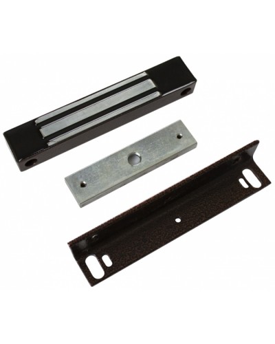 Замок электромагнитный влагозащищенный AccordTec ML-350N с уголком, цвет (коричневый) в Йошкар-Оле Электромагнитные замки Pintop.ru