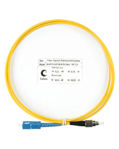 Шнур оптический simplex SC-FC 9/125 SM 1.5 м LSZH в Йошкар-Оле Патч-корды оптические Pintop.ru