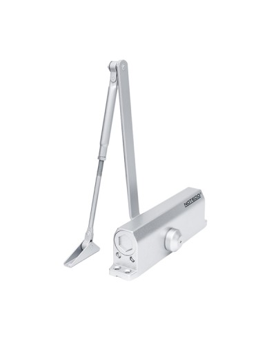 Доводчик NOTEDO DC-160 DA EN1-5, с задержкой закрывания, с рычажной тягой, (белый) (RAL9016) в Йошкар-Оле Доводчики Pintop.ru