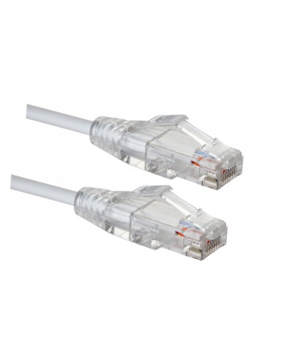 Коммутационный шнур категории 5e SLIM LINE, U/UTP, LSZH, T568B, 3 м, белый Eurolan (21S-U5-03WT) в Йошкар-Оле Патчкорды (медные) Pintop.ru