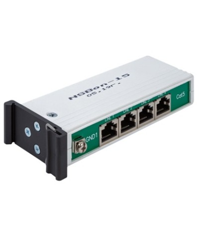 Устройство защиты линий Ethernet 10/100/1000M + PoE, 4 порта. EveryPro 4-Cat5P, патч-корд 4 шт. NSGate NSBon-15 в Йошкар-Оле Устройства защиты от перенапряжений Pintop.ru