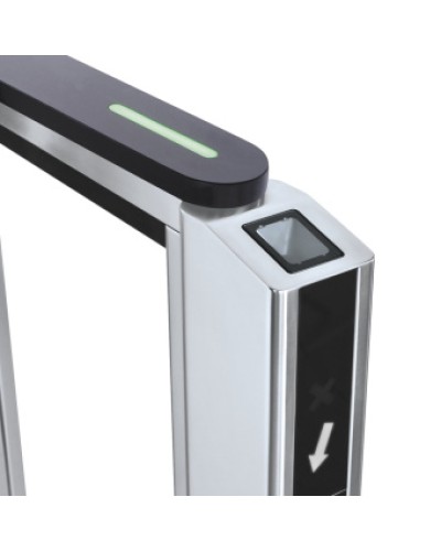 Передняя панель скоростного прохода PERCo-ST-11 со встроенным сканером штрихкода PERCo-FP11Q.1 в Йошкар-Оле Ограждения Pintop.ru
