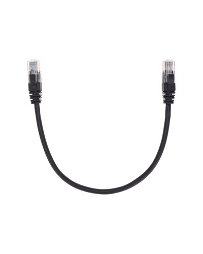 Патч-корд U/UTP, CAT 5e, RJ45-RJ45, 26AWG, LSZH, черный, 0,3м REXANT 02-0102-03 в Йошкар-Оле Патчкорды (медные) Pintop.ru
