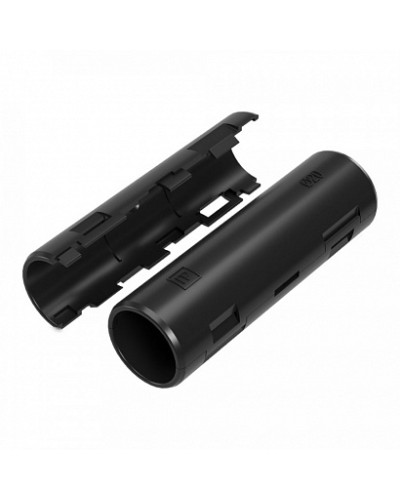 Муфта разборная d20 мм атмосферостойкая черная (10шт/320шт уп/кор) Промрукав (PR13.0434) в Йошкар-Оле Повороты, муфты, тройники Pintop.ru