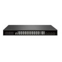Управляемый L2 PoE коммутатор 24GE+4Uplink+4SFP, Gigabit Managed PoE Switch Tantos TSn-24GP28C4M