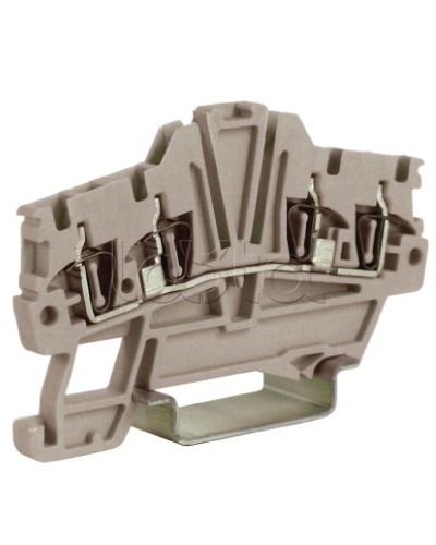 Зажим 1,5 кв.мм серый 2 ввод/2 вывода DKC ZHM420GR в Йошкар-Оле Держатели, клипсы, скобы Pintop.ru