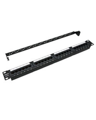 Патч-панель 19, 1U, 24xRJ45 Cabeus PL-24-Cat.5e-Dual IDC в Йошкар-Оле Патч панель Pintop.ru