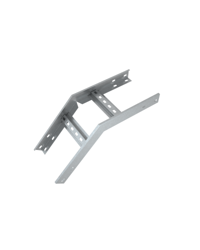 Угол лестничный вертикальный внешний 45 гр. 100х300х1,5 мм Быстрый монтаж HD85 КМ-профиль (LVLS45-100-300-1.5 HD85) в Йошкар-Оле Аксессуары для лотков Pintop.ru