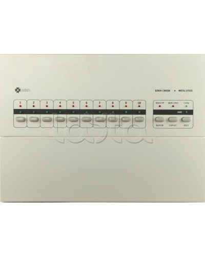 Блок связи на 10 каналов МЕТА 17555 в Йошкар-Оле Система оповещения и трансляции Мета Pintop.ru