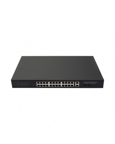 PoE коммутатор Fast Ethernet на 24 x RJ45 портов + 2 x GE Combo uplink порта NST NS-SW-24F2G-P в Йошкар-Оле Коммутаторы Pintop.ru