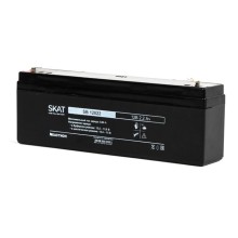 Бастион SKAT SB 12022 АКБ свинцово-кислотная тип AGM 12V 2,2Ач Iзар.0,66 А, ножевые клеммы