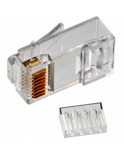 Коннектор RJ45 UTP 8P8C TWT (TWT-PL45-8P8C-V) в Йошкар-Оле Коннекторы и разъемы Pintop.ru