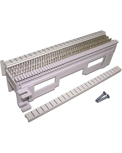 Панель кроссовая 66 типа, 50 пар, настенная, LANMASTER, с установочной площадкой LANMASTER LAN-WS66-50FT в Йошкар-Оле Кроссы оптические Pintop.ru