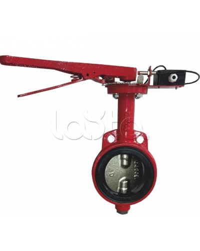 Затвордисковый с ручным приводом с контролем положения УКПЗА Спецавтоматика 3т 150/1,6(Р)-Ф.У3.1-АМК-150v2 в Йошкар-Оле Затворы дисковые Pintop.ru