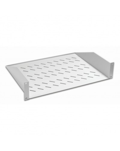 Полка консольная 19, 2U глубина 350мм, нагрузка до 25 кг, сер. Datarex DR-412210 в Йошкар-Оле Полки для шкафов и стоек Pintop.ru