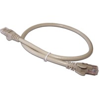 Патч-корд RJ45 - RJ45, 4 пары, UTP, категория 6, 5 м, серый LANMASTER LAN6-45-45-5.0-GY