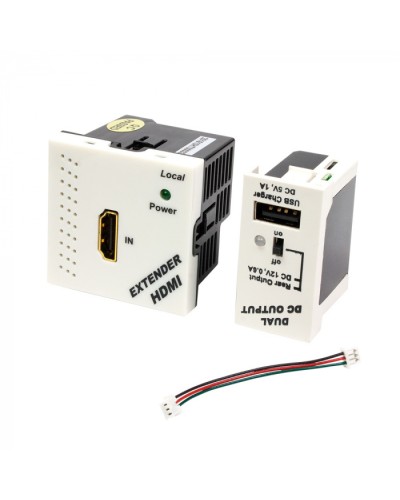 Конвертор RJ45-HDMI LANMASTER LAN-SIP-23HDMI/TX-WH в Йошкар-Оле Медиаконвертеры Pintop.ru