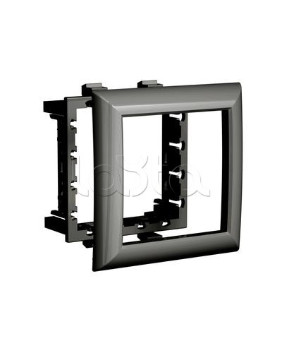 Рамка-суппорт Avanti черный для In-liner Front, 4 мод. DKC 4402914 в Йошкар-Оле Аксессуары для лотков Pintop.ru