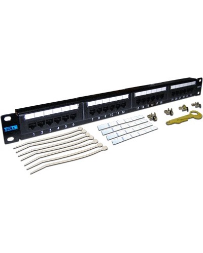 Патч-панель 1U, 24 порта, UTP TWT TWT-PP24UTP/6 в Йошкар-Оле Патч панель Pintop.ru