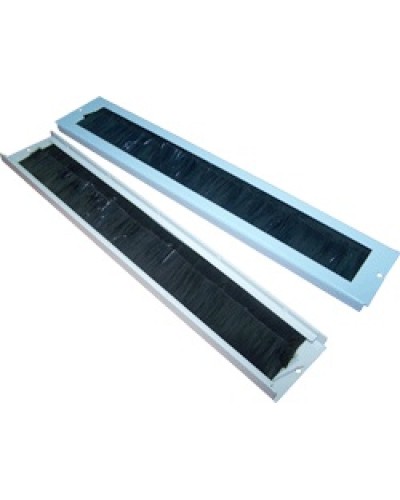 Ввод кабельный щеточный для настенных шкафов (серый) TWT TWT-CBW-BP в Йошкар-Оле Аксессуары для стоек и шкафов Pintop.ru