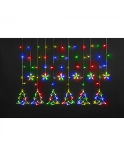 Гирлянда Navigator 95 126 NGF-D033-04 (бахрома звезды и елочки RGBY 2.5*1м IP20) в Йошкар-Оле Источники света(Лампы) Pintop.ru