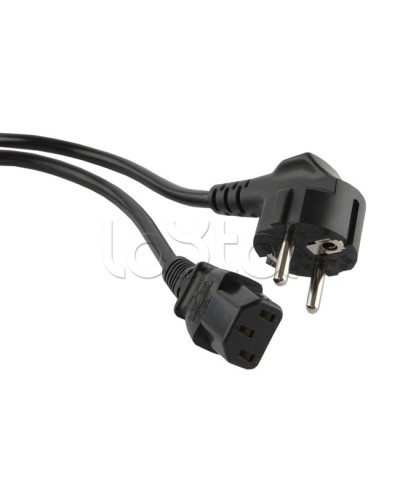 Кабель питания 10 м Hyperline PWC-IEC13-SHM-10-BK в Йошкар-Оле Патч-корды и пигтейлы Pintop.ru