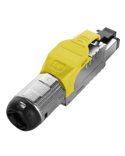 Разъем полевой оконцовки RJ-45 Hyperline (PLUE-8P8C-S-C6A-SH-YL) в Йошкар-Оле Коннекторы Pintop.ru