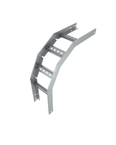 Угол лестничный вертикальный внешний 90 гр. 50х600х1,5 мм Быстрый монтаж HD КМ-Профиль (LVLS90-50-600-1.5 HD) в Йошкар-Оле Аксессуары для лотков Pintop.ru