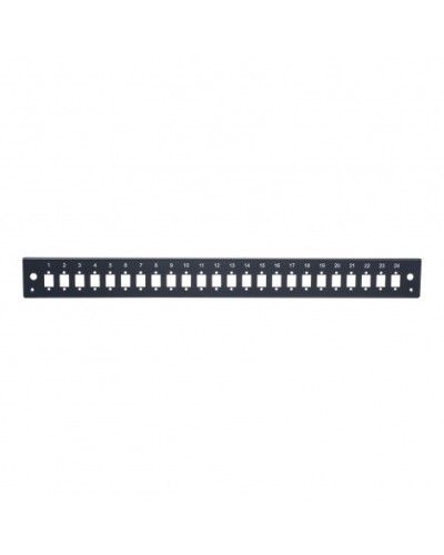 Панель лицевая для выдвижной оптич. полки, 24 SC Simplex/24 LC Duplex, черный Datarex DR-546045 в Йошкар-Оле Патч-панели Pintop.ru