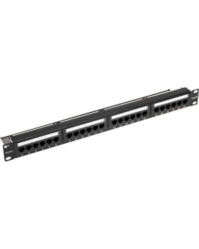 Панель коммутационная с кабельным органайзером 19, 1U, 24 порта, UTP, RJ-45, CAT 5e REXANT PRO (02-0031) в Йошкар-Оле Аксессуары для стоек и шкафов Pintop.ru