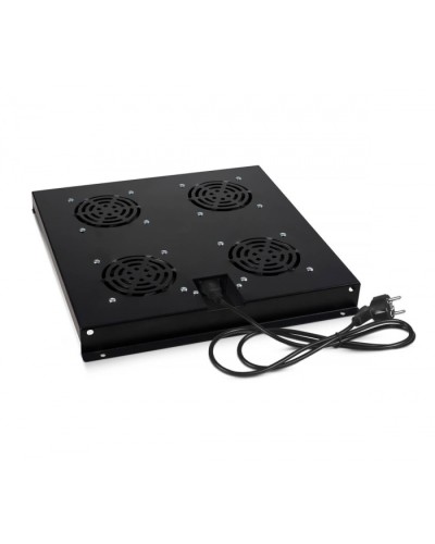 Модуль вентиляторный с 4-я вентиляторами, цвет черный (RAL 9004) Cabeus (TRAY-SC-120-BK) в Йошкар-Оле Вентиляторные модули Pintop.ru