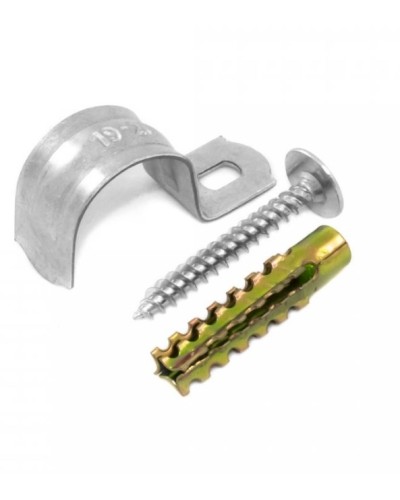 Комплекты для крепления ОКЛ с использованием самореза, дюбеля и скобы СМО 16-17 (100 шт) Промрукав (PR08.4995) в Йошкар-Оле Держатели, клипсы, скобы Pintop.ru