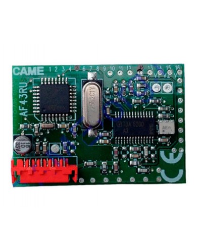 Плата радиоприемника встраиваемая Came 001AF43RU в Йошкар-Оле Устройства радиоуправления для шлагбаумов и автоматики Pintop.ru