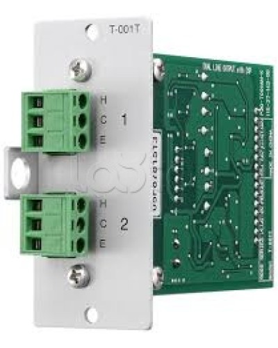 Модуль выходной 2-mic/line с DSP-процессором TOA T-001T в Йошкар-Оле Системы оповещения и трансляции TOA Pintop.ru