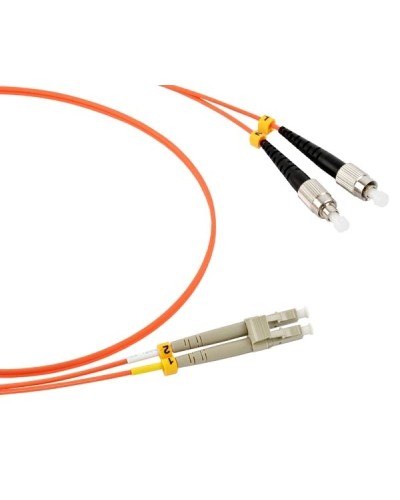 Патч-корд оптический LSZH, дуплексный, LC/PC-FC/PC, MM 50/125, 1.0м LANMASTER LAN-2LC-2FC/OM2-1.0 в Йошкар-Оле Патч-корды и пигтейлы Pintop.ru