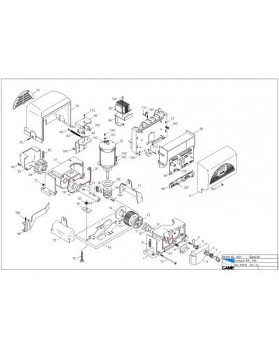 Пластиковый корпус Came 119RIR192 в Йошкар-Оле Запчасти для шлагбаумов и автоматики Pintop.ru